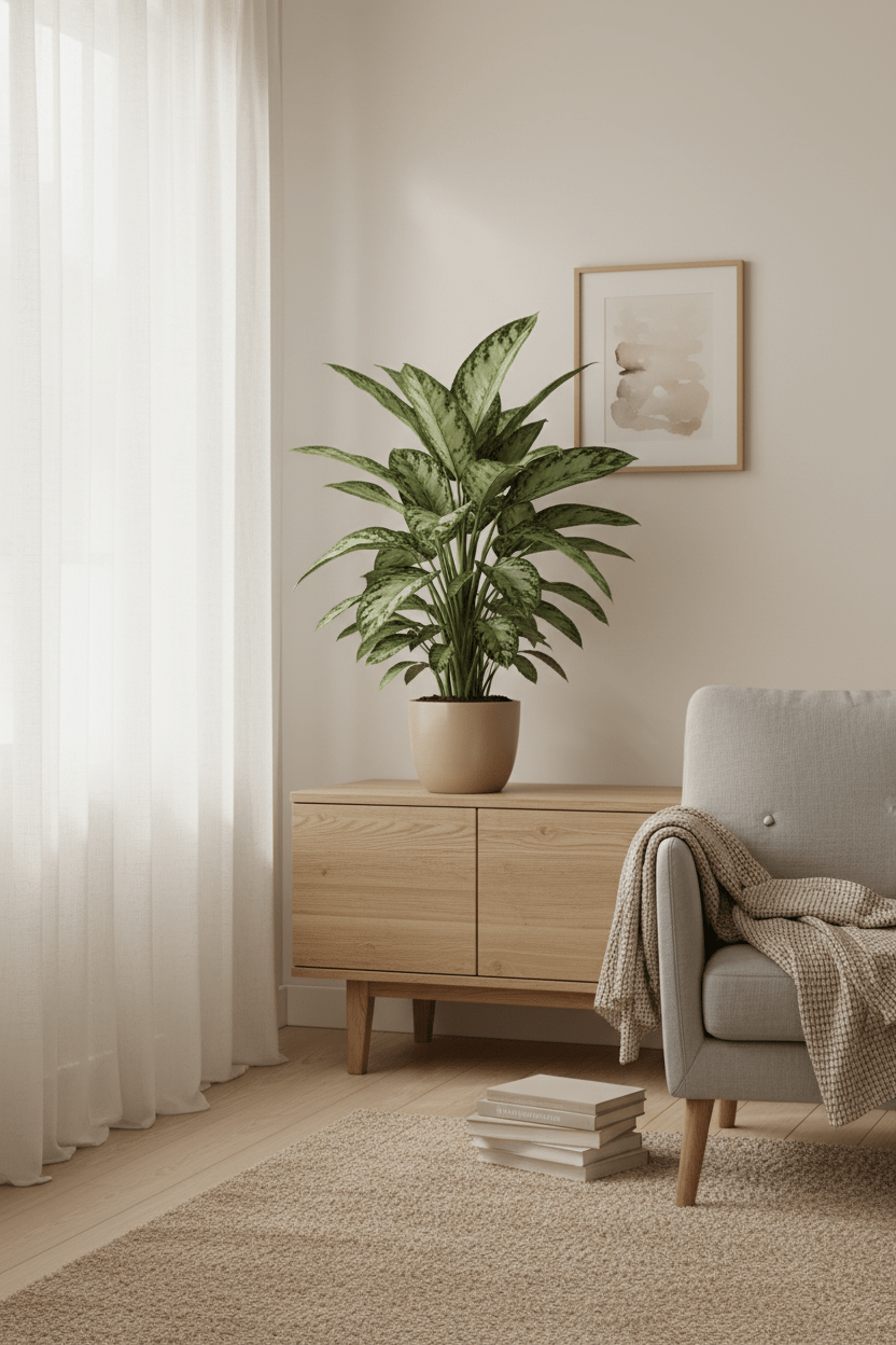 Aglaonema Maria — Aglaonema plateado — Ø14 cm — H40 cm - Verdeia - 4