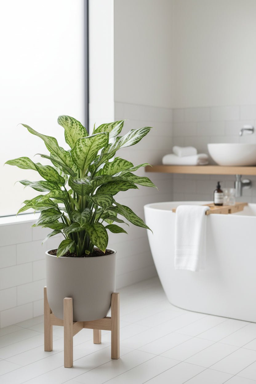 Aglaonema Maria Christina (Pianta cinese) - H40 cm | Vaso Ø14 cm - Verdeia - 5