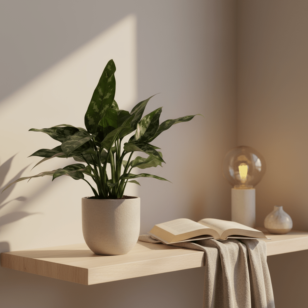 Aglaonema Maria — Aglaonema plateado — Ø14 cm — H40 cm - Verdeia - 3