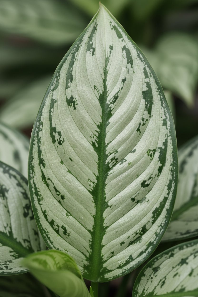 Aglaonema Silver Queen — Planta china — Ø14 cm — H45 cm - Verdeia - 2