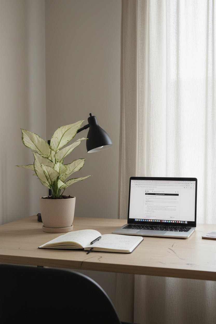 Aglaonema White Joy — Planta china — Ø12 cm — H35 cm - Verdeia - 4