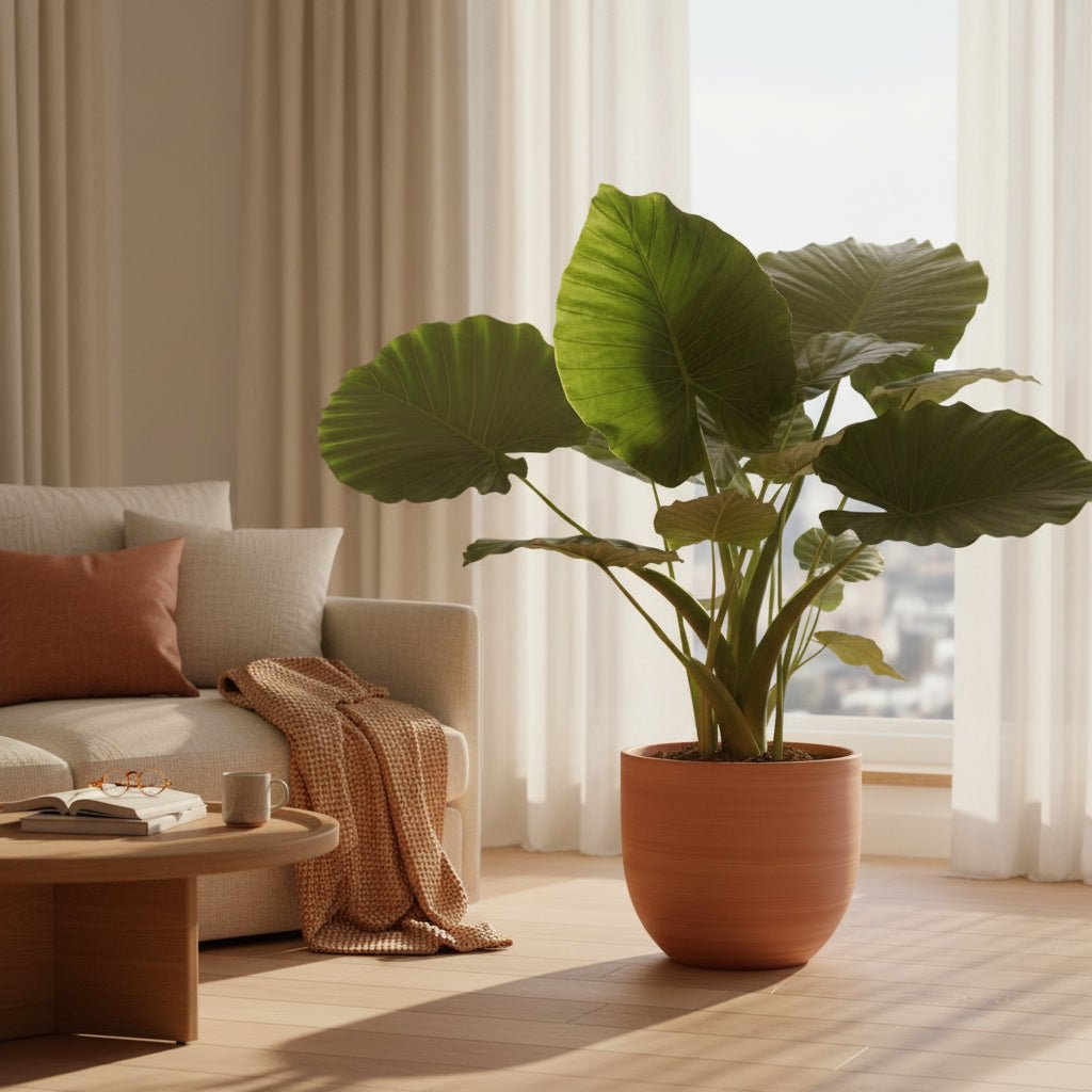 Alocasia Gageana California — Oreja de elefante — Ø21 cm — H80 cm - Verdeia - 5