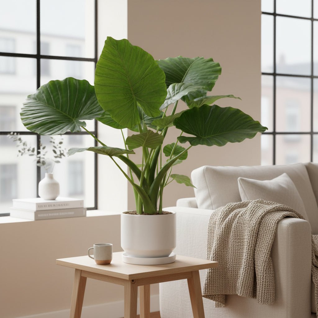 Alocasia Gageana California — Oreja de elefante — Ø21 cm — H80 cm - Verdeia - 3