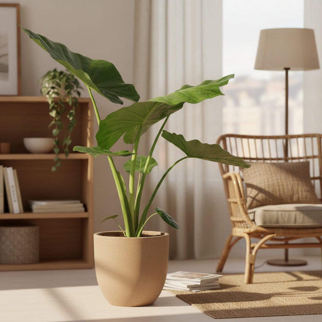 Alocasia Macrorrhiza — Elefantenohr — Ø19 cm — H70 cm - Verdeia - 5