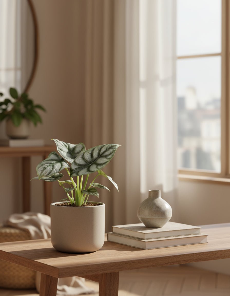 Alocasia Silver Dragon — Elephant Ear — Ø12 cm — H25 cm - Verdeia - 3