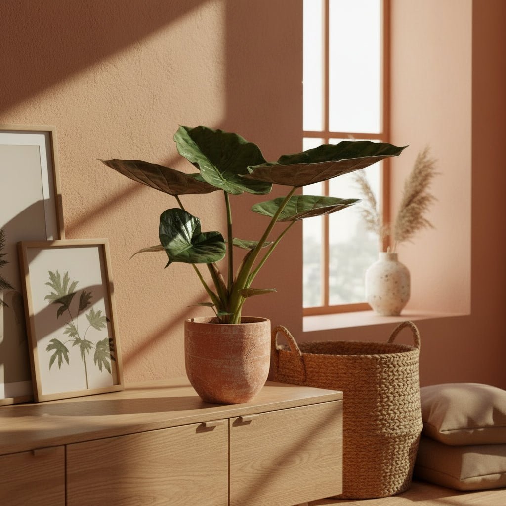 Alocasia Wentii — Elephant Ear — Ø19 cm — H85 cm - Verdeia - 4