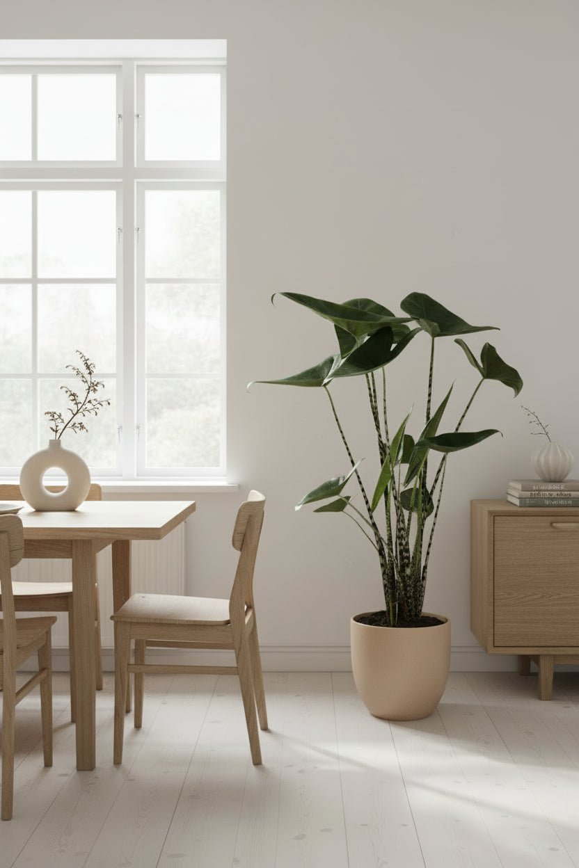 Alocasia Zebrina — Oreja de elefante — Ø21 cm — H80 cm - Verdeia - 4