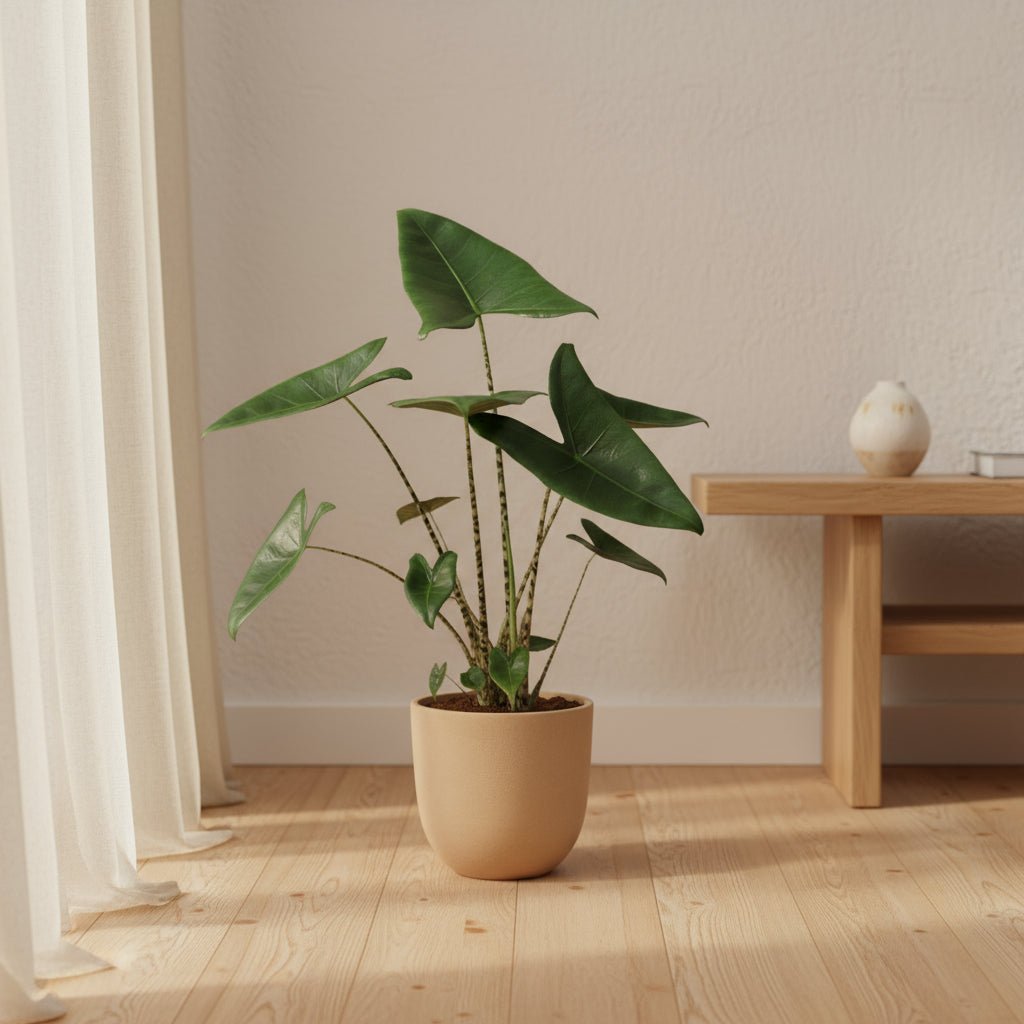 Alocasia Zebrina — Oreja de elefante — Ø21 cm — H80 cm - Verdeia - 3