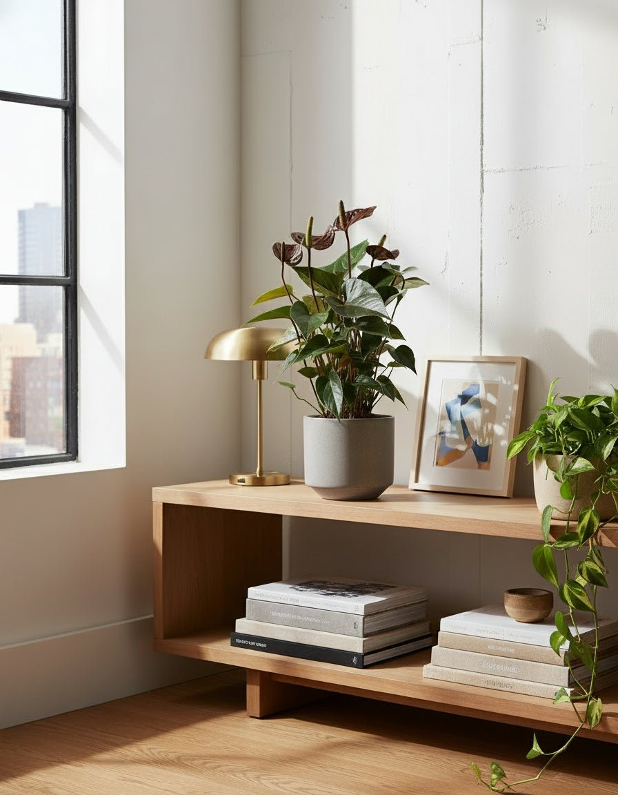 Anthurium Black Love — Ø12 cm — H36 cm - Verdeia