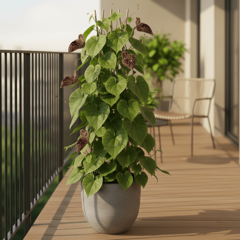 Aristolochia macrophylla – Aristoloche siphon – Ø15cm – ↕65cm - Verdeia