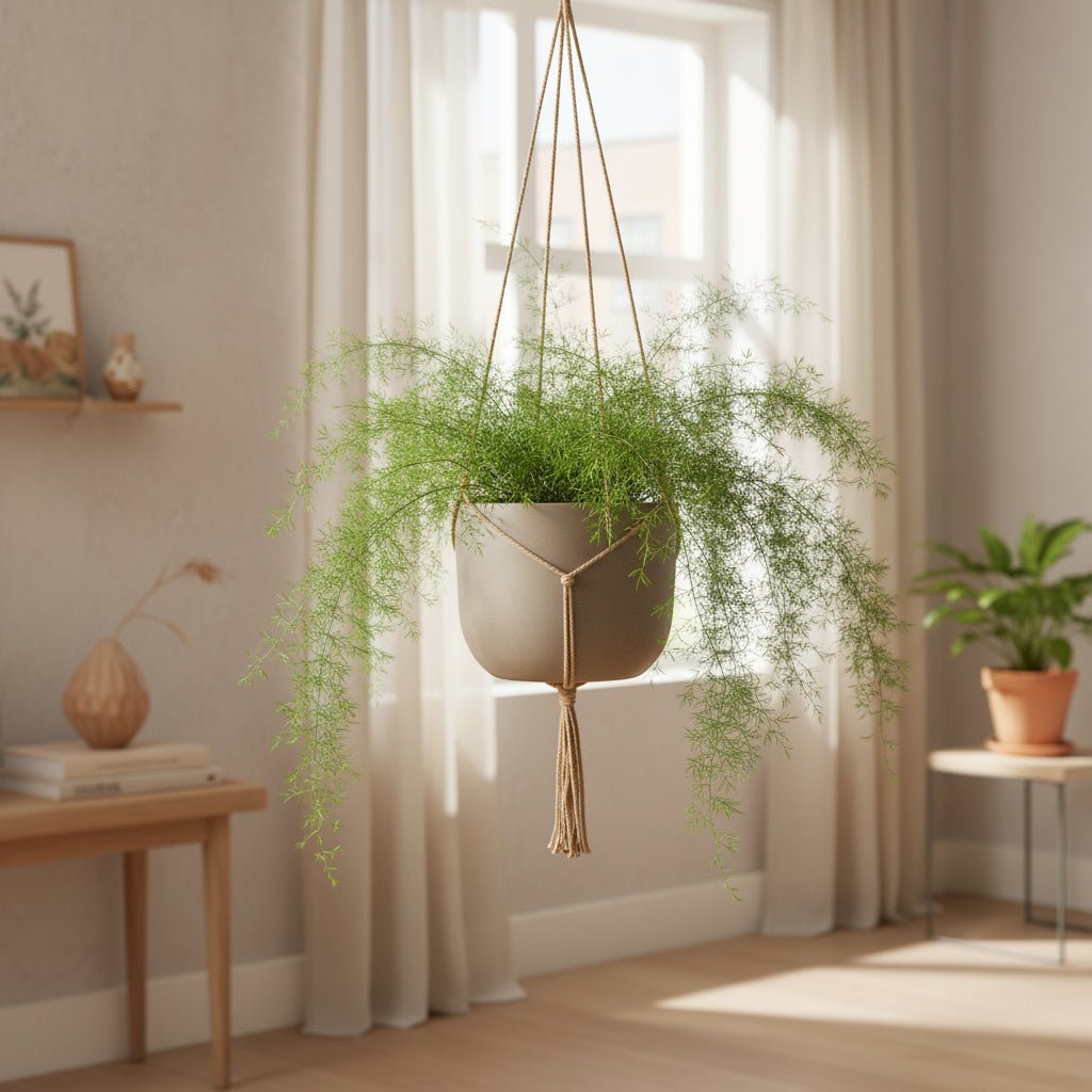 Asparagus densiflorus ‘Sprengeri’ – Asperge d’ornement retombante – Ø17cm – ↕35cm - Verdeia