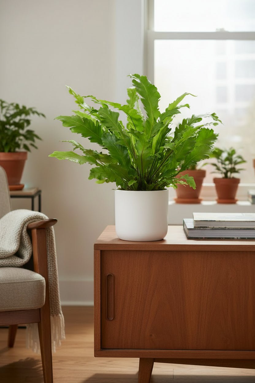 Asplenium Campio — Helecho nido de pájaro — Ø17 cm — H50 cm - Verdeia - 4