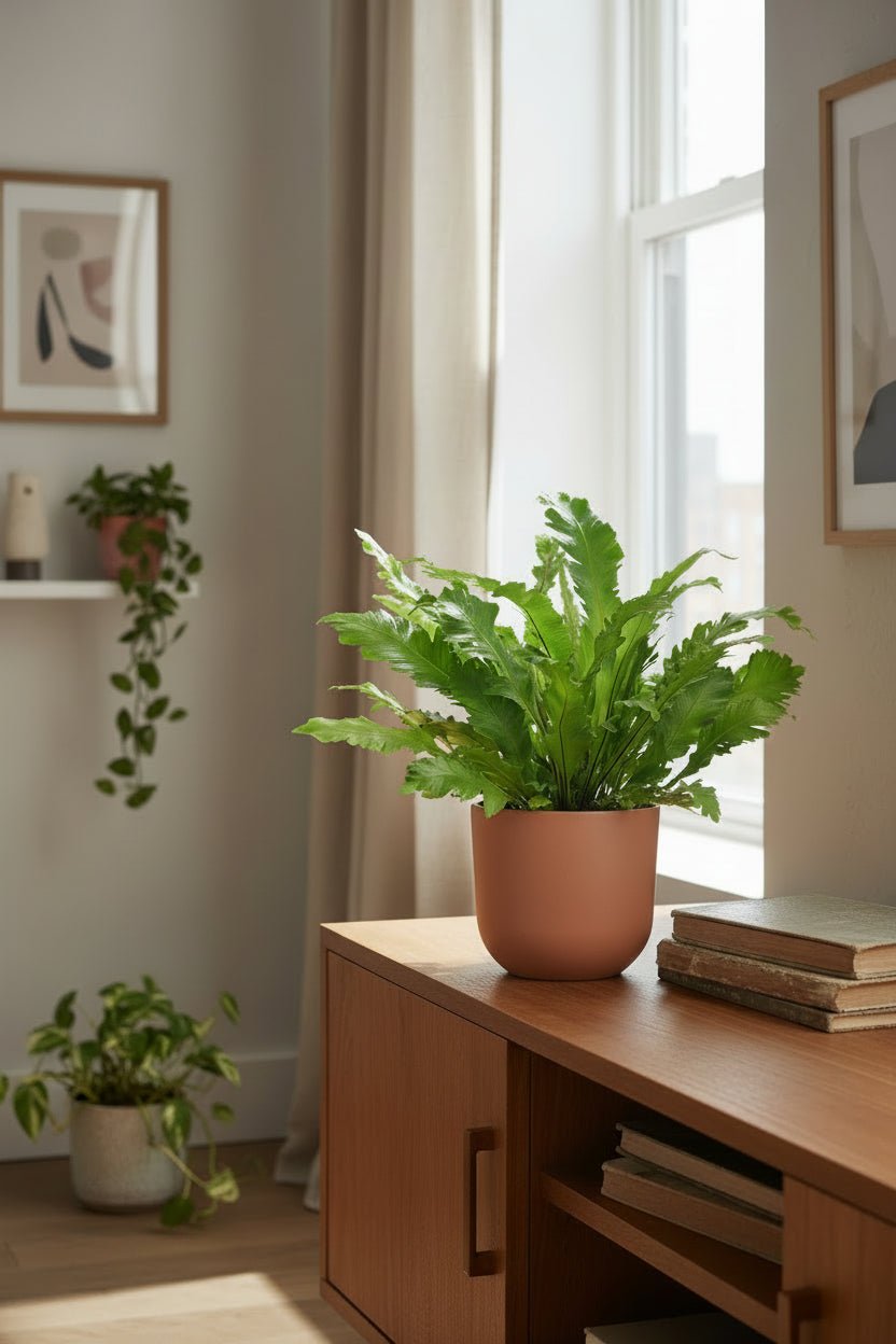 Asplenium Campio — Helecho nido de pájaro — Ø17 cm — H50 cm - Verdeia - 3