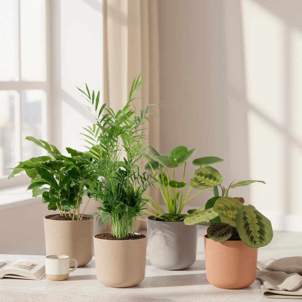 Box Plantes Amies des Animaux – 4 plantes safe – Ø12cm – ↕20–40cm - Verdeia