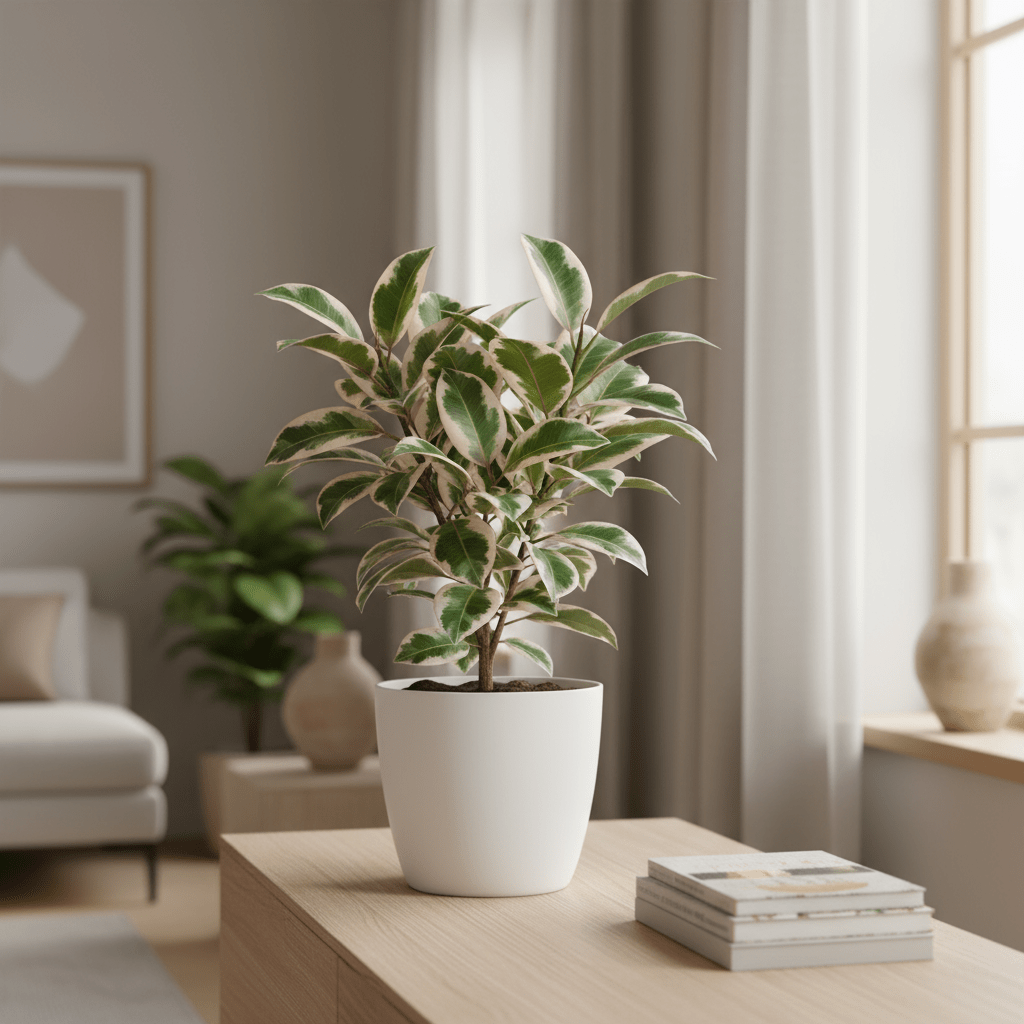 Cache - pot ELHO Brussels Rond – Blanc – Élégance intemporelle et design épuré - Verdeia