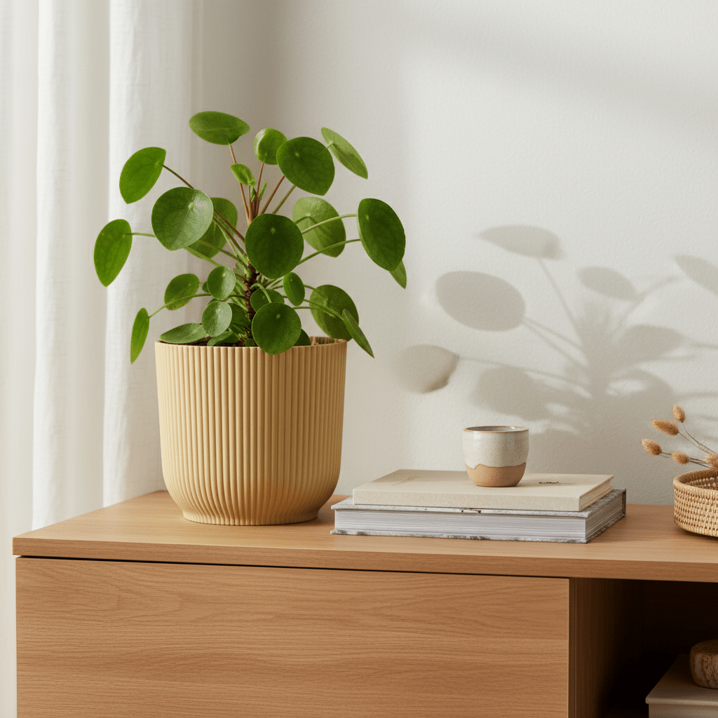 Maceta - macetero Elho Vibes Fold amarillo arena - Verdeia - 3