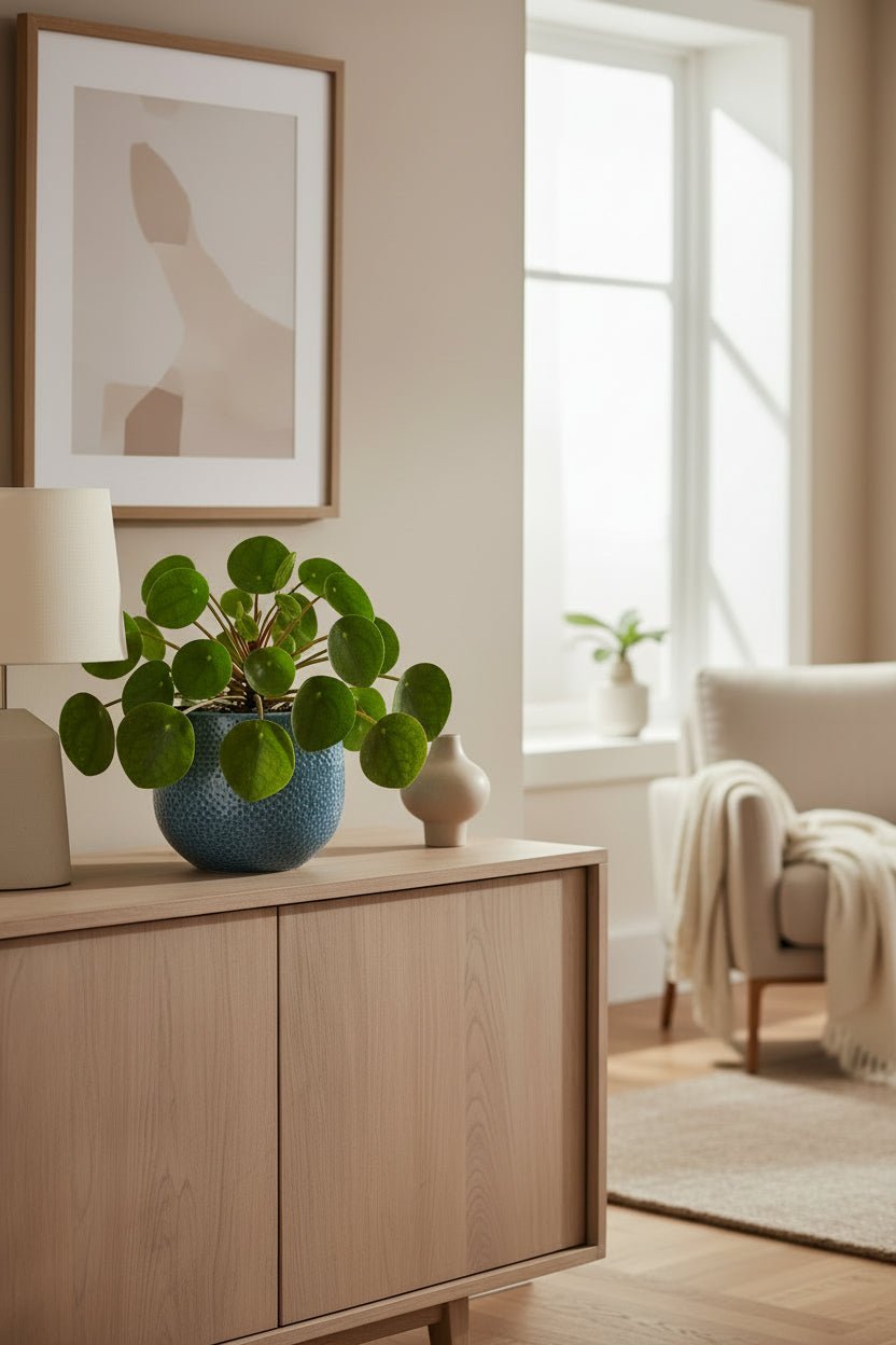 Gabriel Planter — Blue Ceramic Ø14 cm - Verdeia - 4