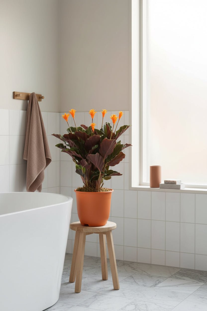 Calathea crocata (Wieczny płomień) — H40-45 cm | Doniczka Ø14 cm - Verdeia - 3