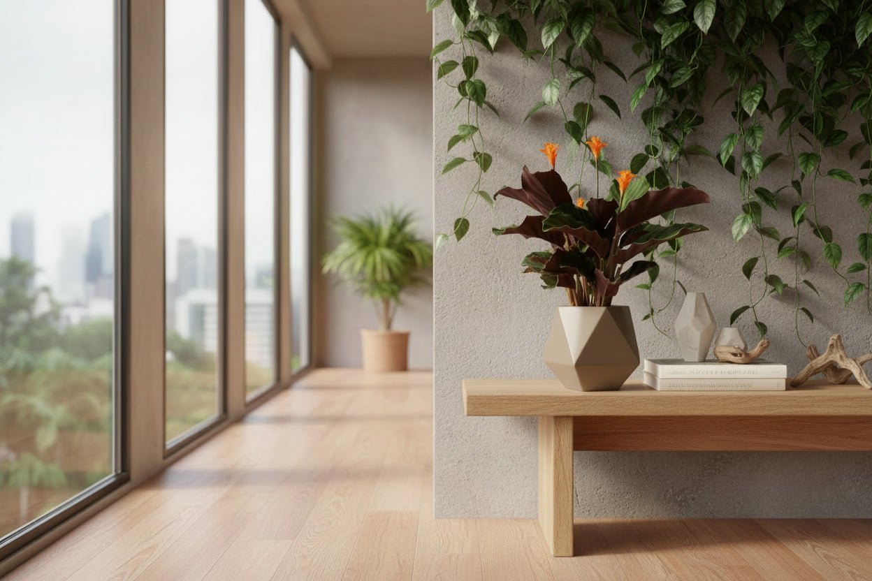 Calathea Crocata — Ø14 cm — H40 cm - Verdeia - 5