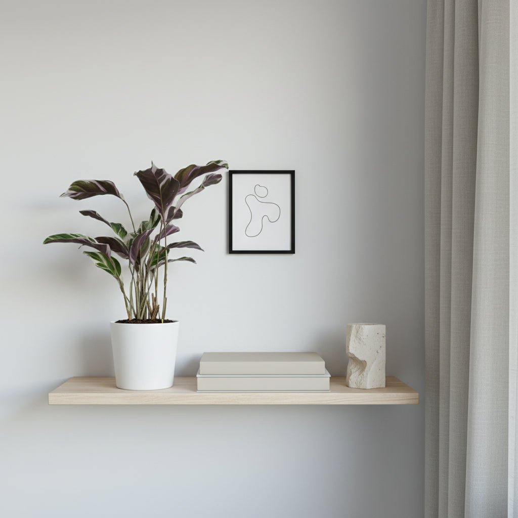 Calathea Fusion White Basic — Ø14 cm — A40 cm - Verdeia - 3