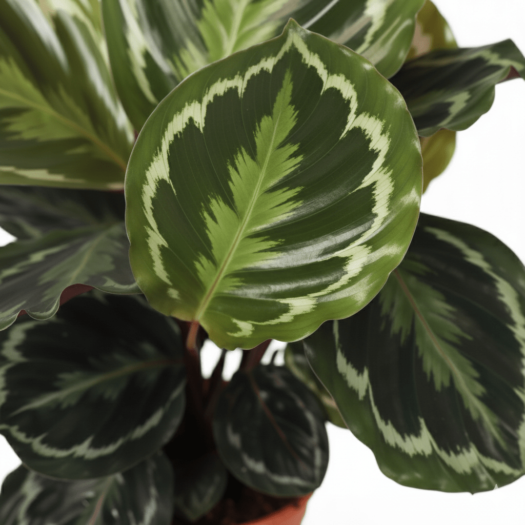 Calathea Medallion – Plante paon tropicale au feuillage marbré - Verdeia