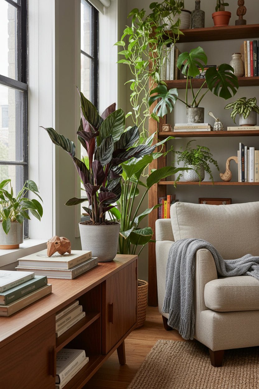 Calathea Ornata — Ø14 cm — H50 cm - Verdeia - 5