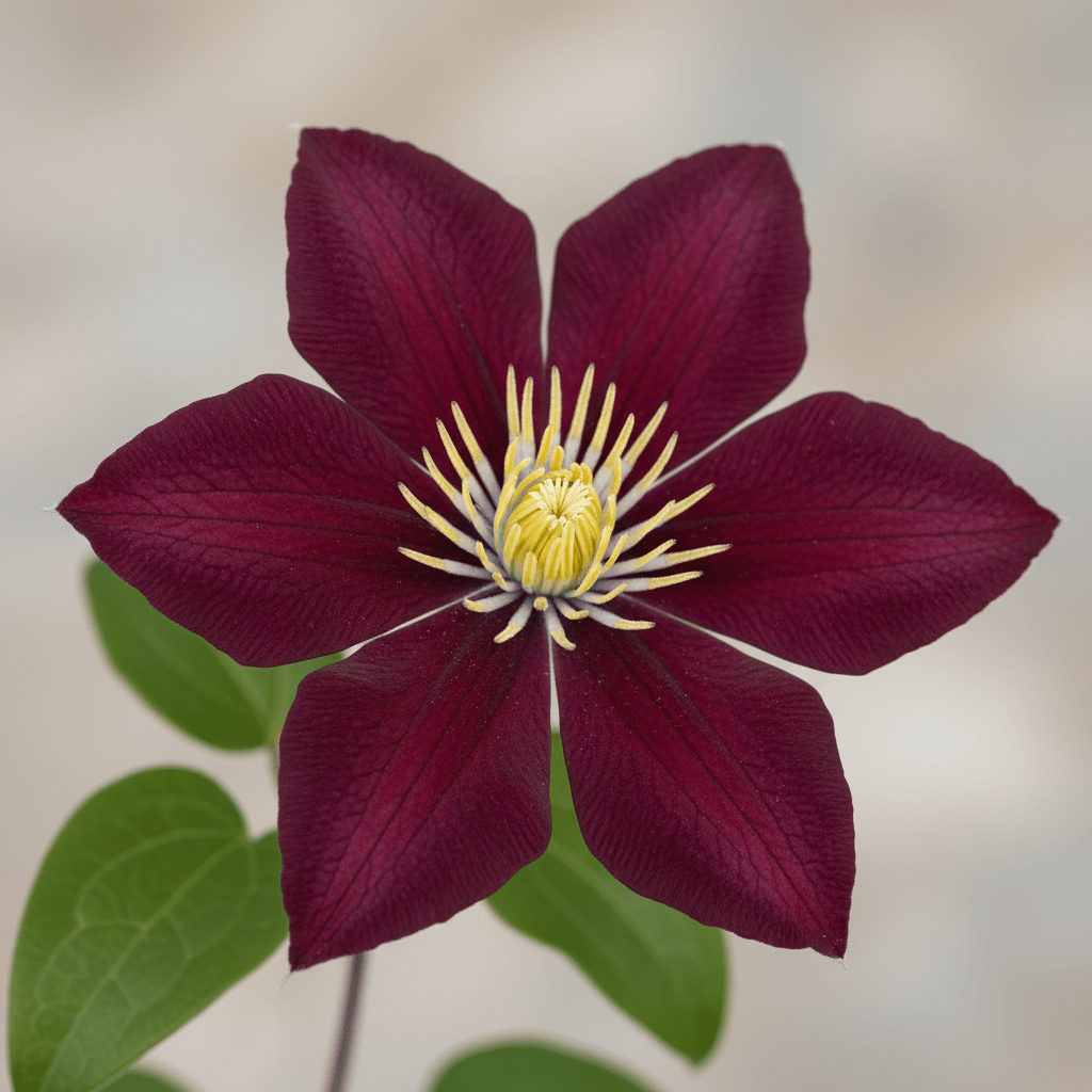 Clemátide ‘Niobe’ – Clemátide roja de flores grandes – D15 x A65 cm - Verdeia - 1