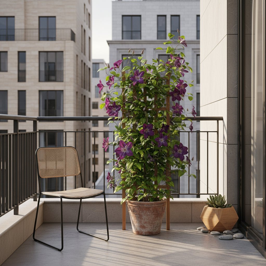 Clemátide The President – Clemátide violeta trepadora – D15 x H65 cm - Verdeia - 3