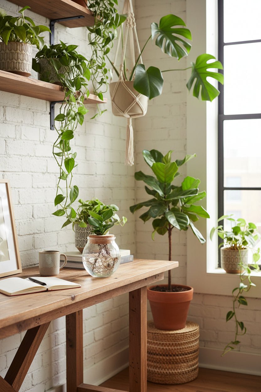 Clusia en pot cilíndric amb tap — Planta hidropònica — Ø12 cm — A30 cm - Verdeia - 4