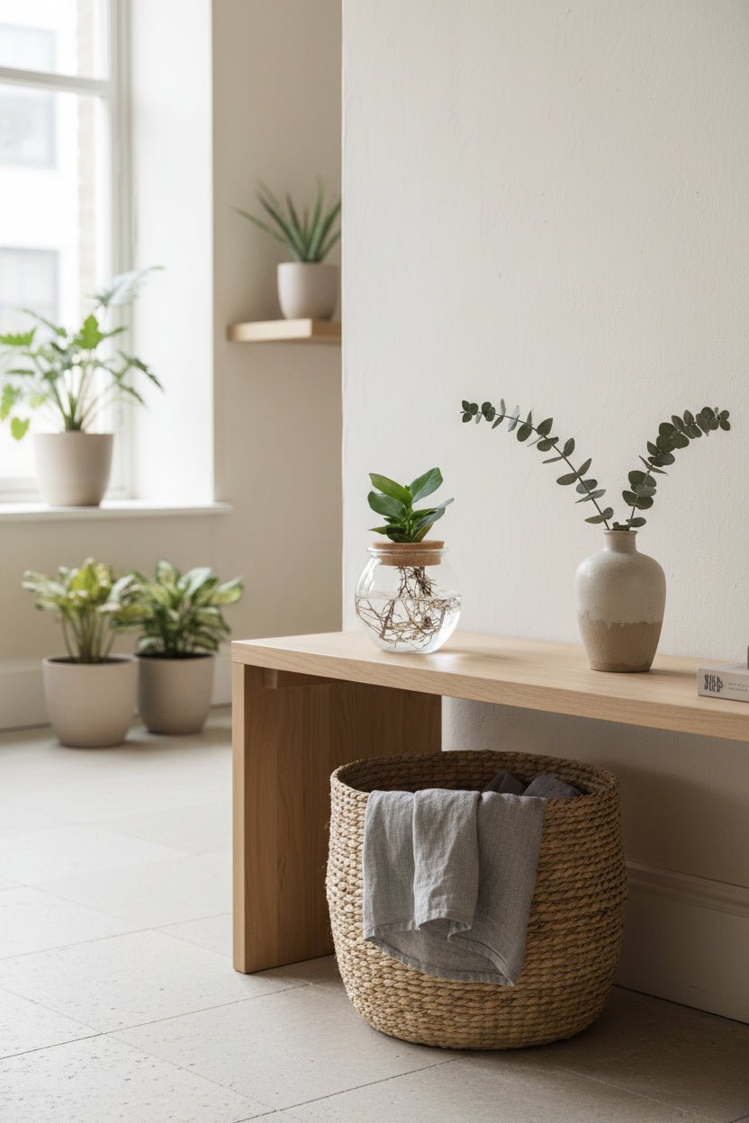 Clusia en pot cilíndric amb tap — Planta hidropònica — Ø12 cm — A30 cm - Verdeia - 2