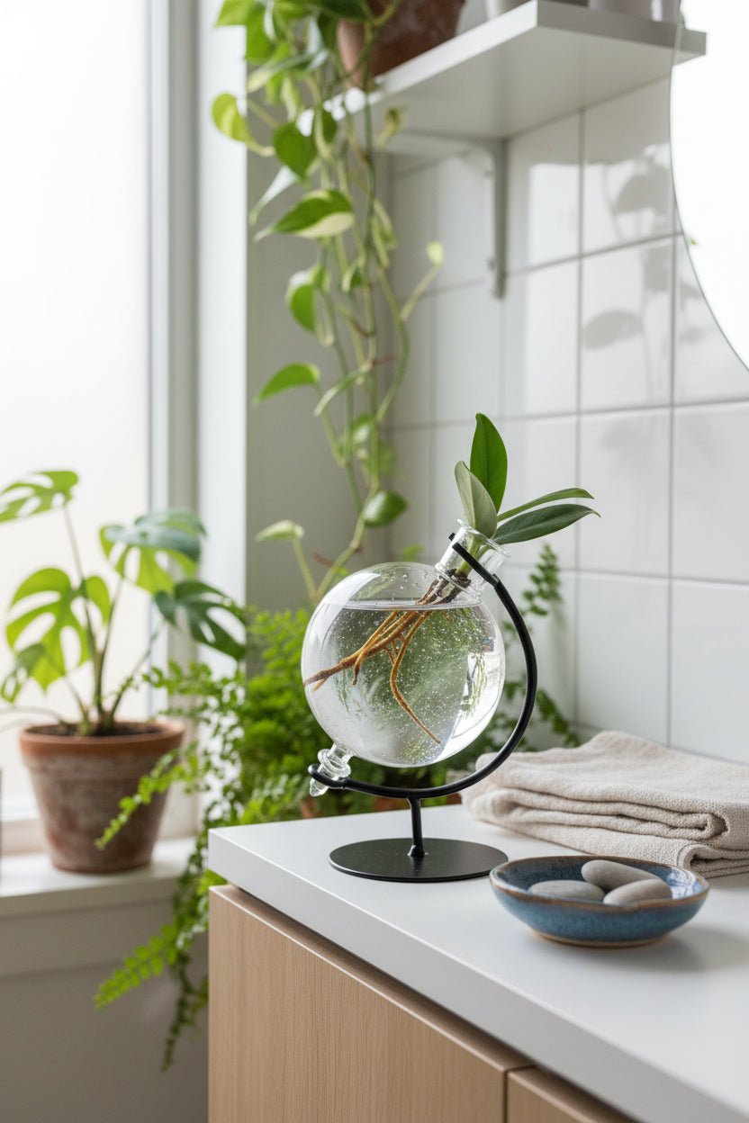 Clusia en bocal Victoria — Mini-hydrocultuurplant — Ø5 cm — H10 cm - Verdeia - 4
