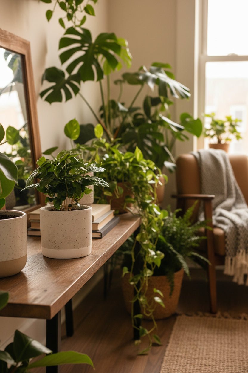 Coffea arabica — Cafeto — Ø12 x H20 cm — Listo para colocar — Cerámica jade - Verdeia - 5