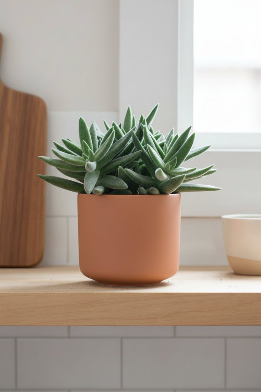 Crassula tenelli – Planta suculenta gráfica – D11 x A15 cm - Verdeia - 4