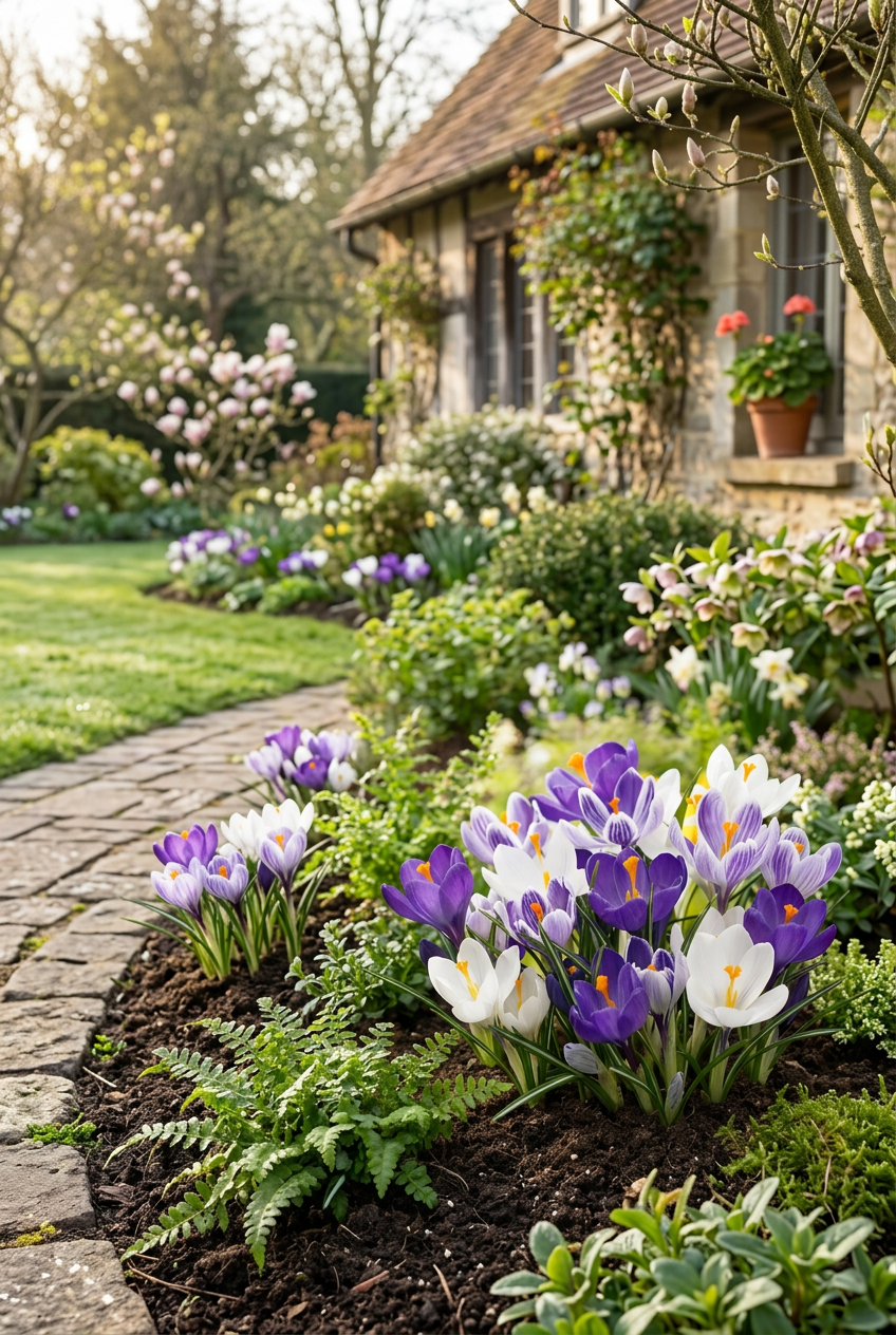 Mezcla de crocus azules y blancos (Crocus vernus) — Bulbos calibre 7/8 - Verdeia - 5