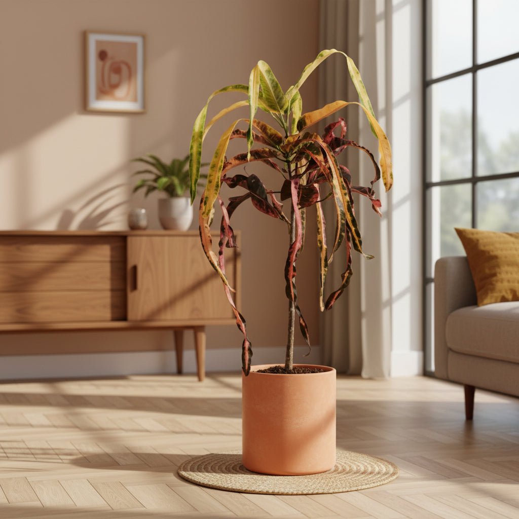 Croton Dreadlock — Codiaeum — Ø19 cm — H70 cm - Verdeia - 4