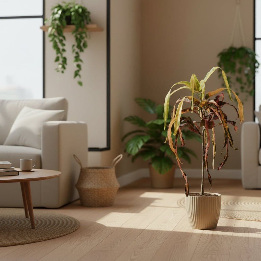 Croton Dreadlock — Codiaeum — Ø19 cm — H70 cm - Verdeia - 5