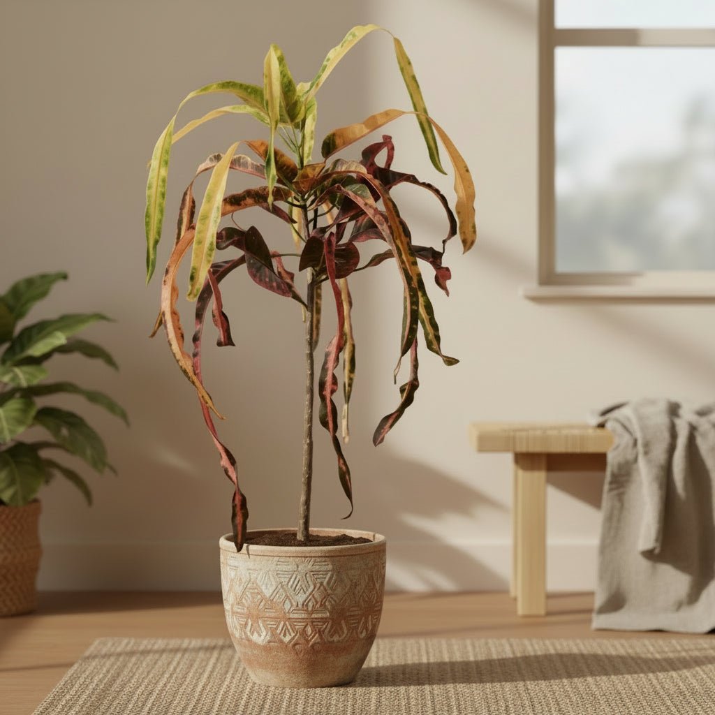 Croton Dreadlock — Codiaeum — Ø19 cm — A70 cm - Verdeia - 3