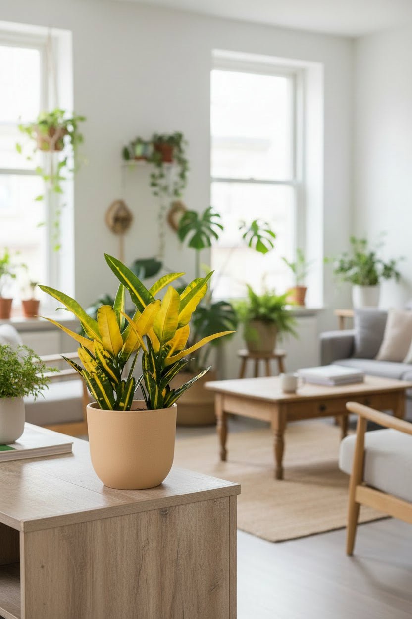 Croton Sunny Star — Codiaeum — Ø12 cm — H30 cm - Verdeia - 5