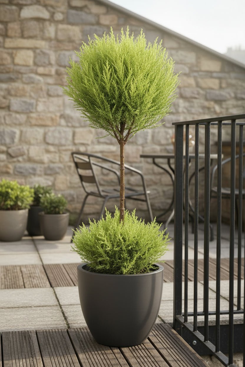 Cupressus Goldcrest Wilma — Ciprés dorado — Ø14 cm — H60 cm - Verdeia - 4