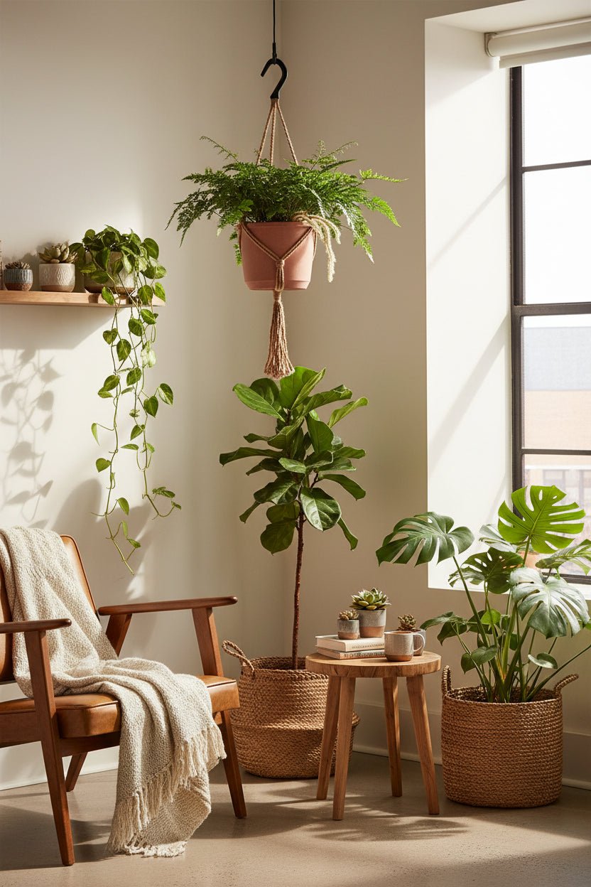 Davallia Bullata - Ø17cm - H30cm - Verdeia - 5