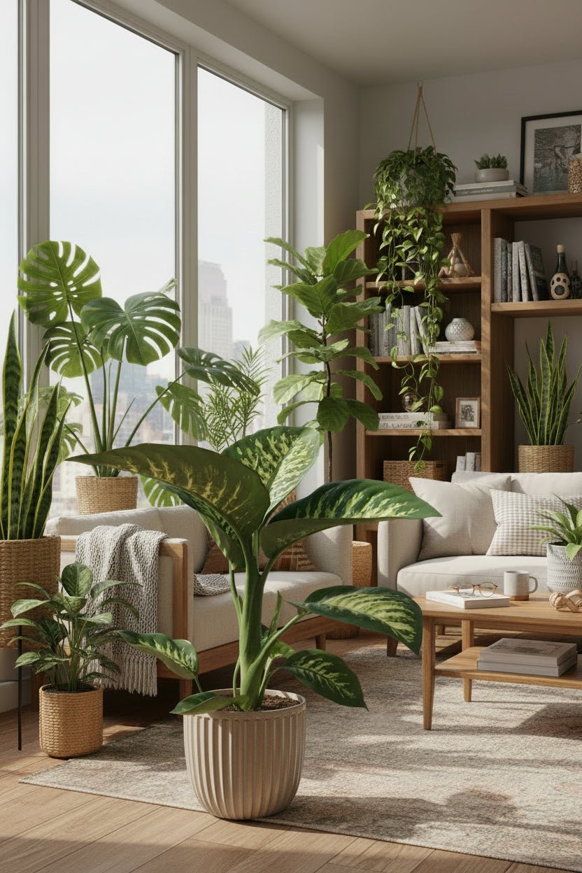 Dieffenbachia Seguine Tropic Snow — Ø19 cm — H70 cm - Verdeia - 5