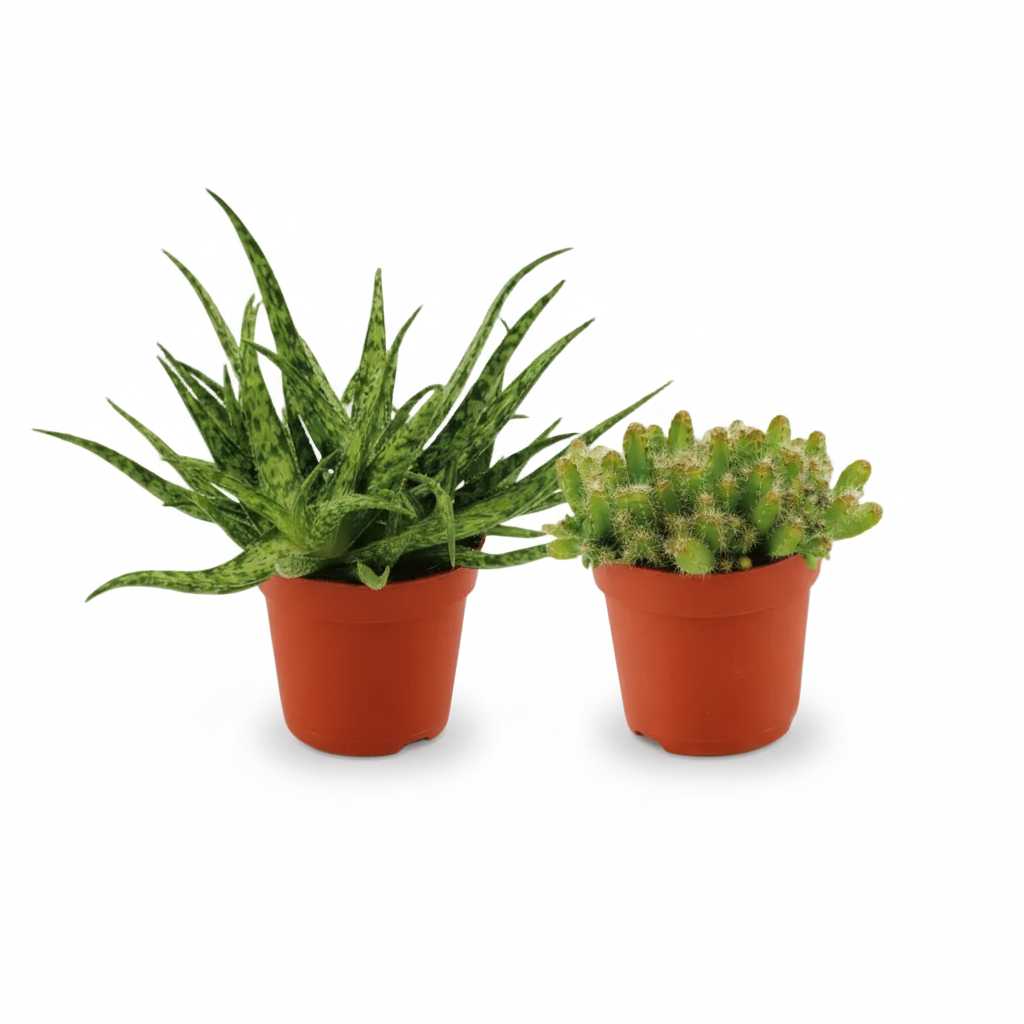Duo Aloe Spider/Hylocereus Undatus 10,5 x 15 cm - Verdeia - 1