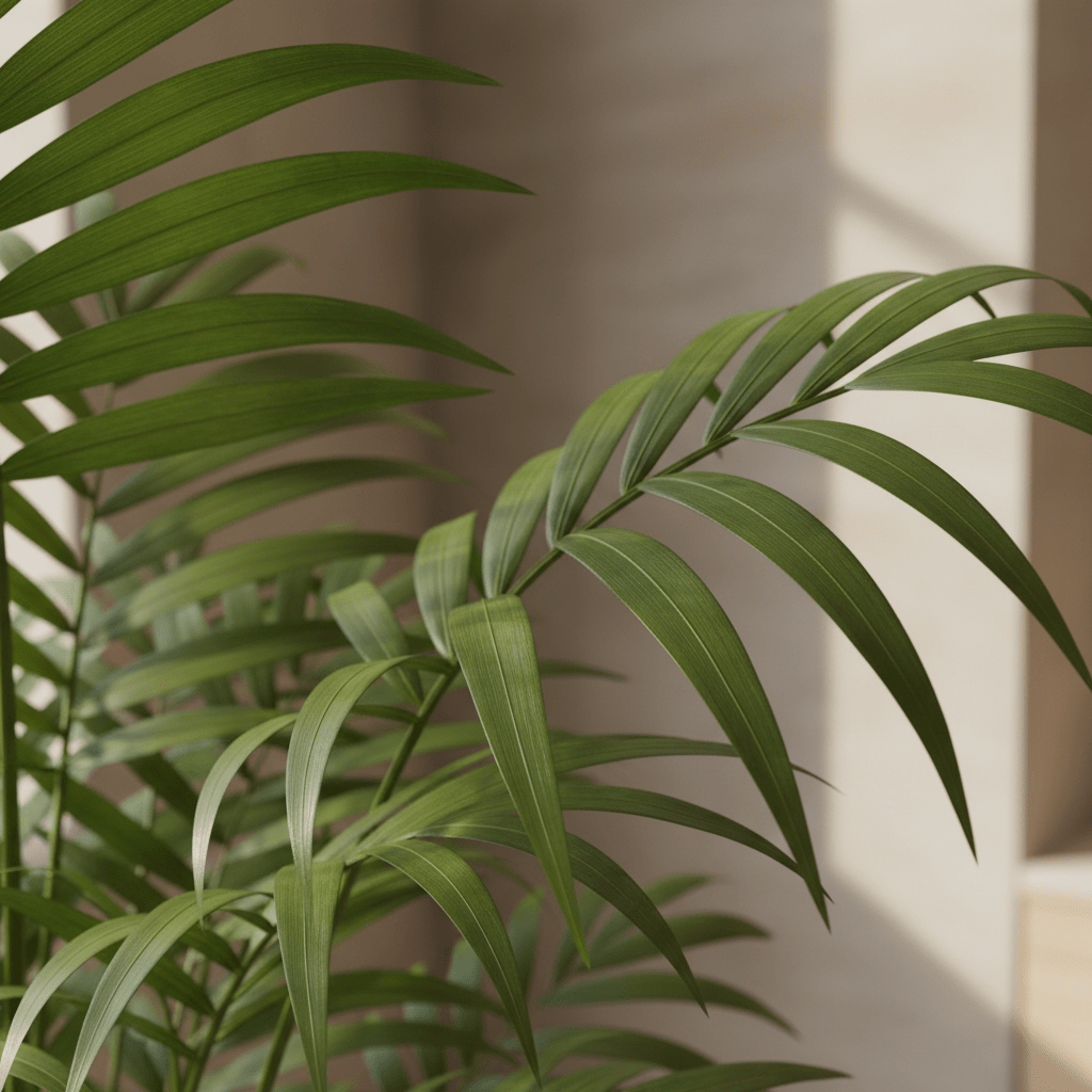 Dúo Dypsis lutescens y Chamaedorea elegans 12 x 40 cm - Verdeia - 2