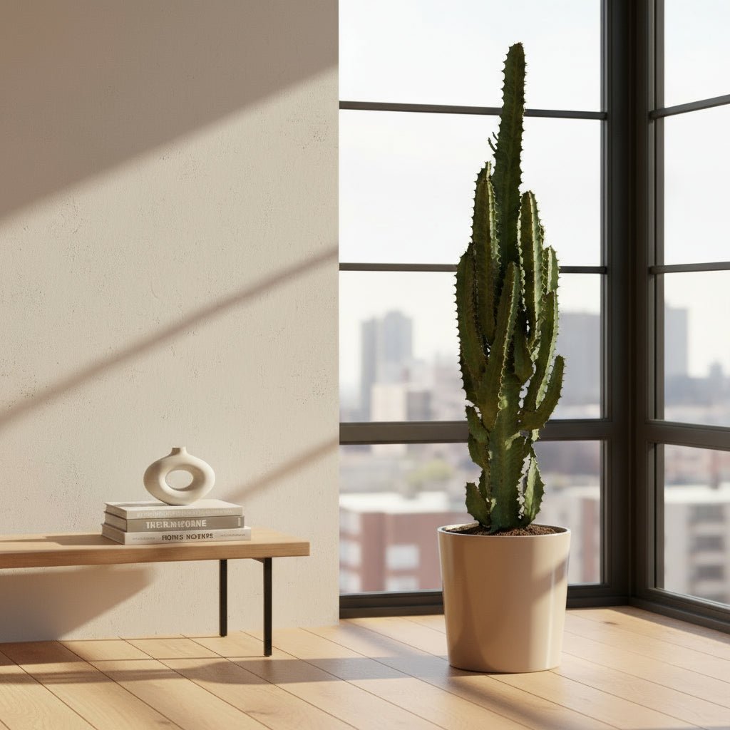 Euphorbia trigona — Árbol candelabro - Ø17 x H70 cm - Verdeia - 3