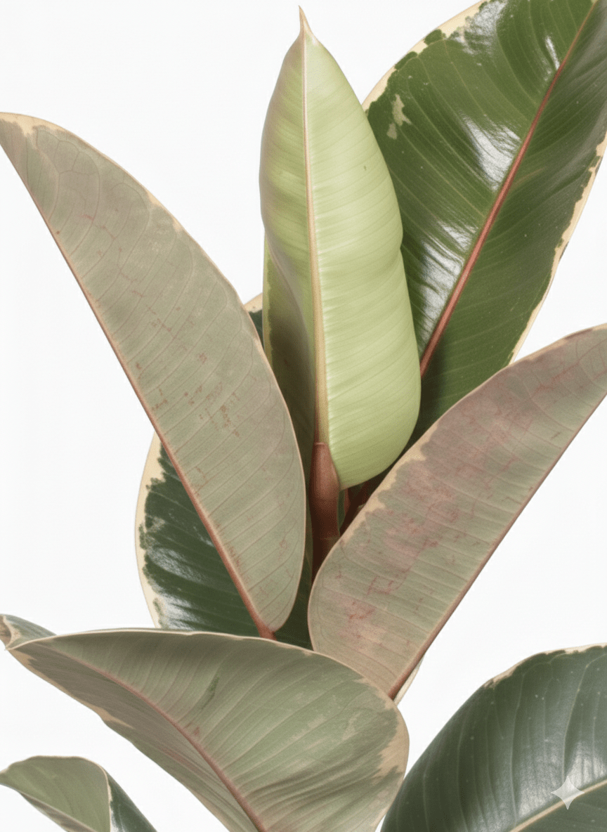 Ficus Elastica Tineke — Ficus elastica variegato - Verdeia - 2