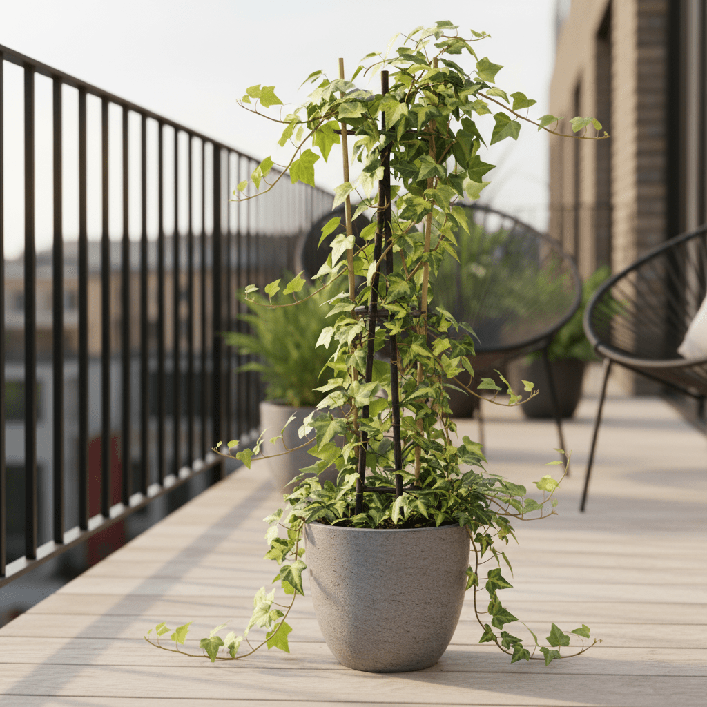 Hedera helix ‘Goldheart’ – Lierre panaché persistant – Ø15cm – ↕65cm - Verdeia