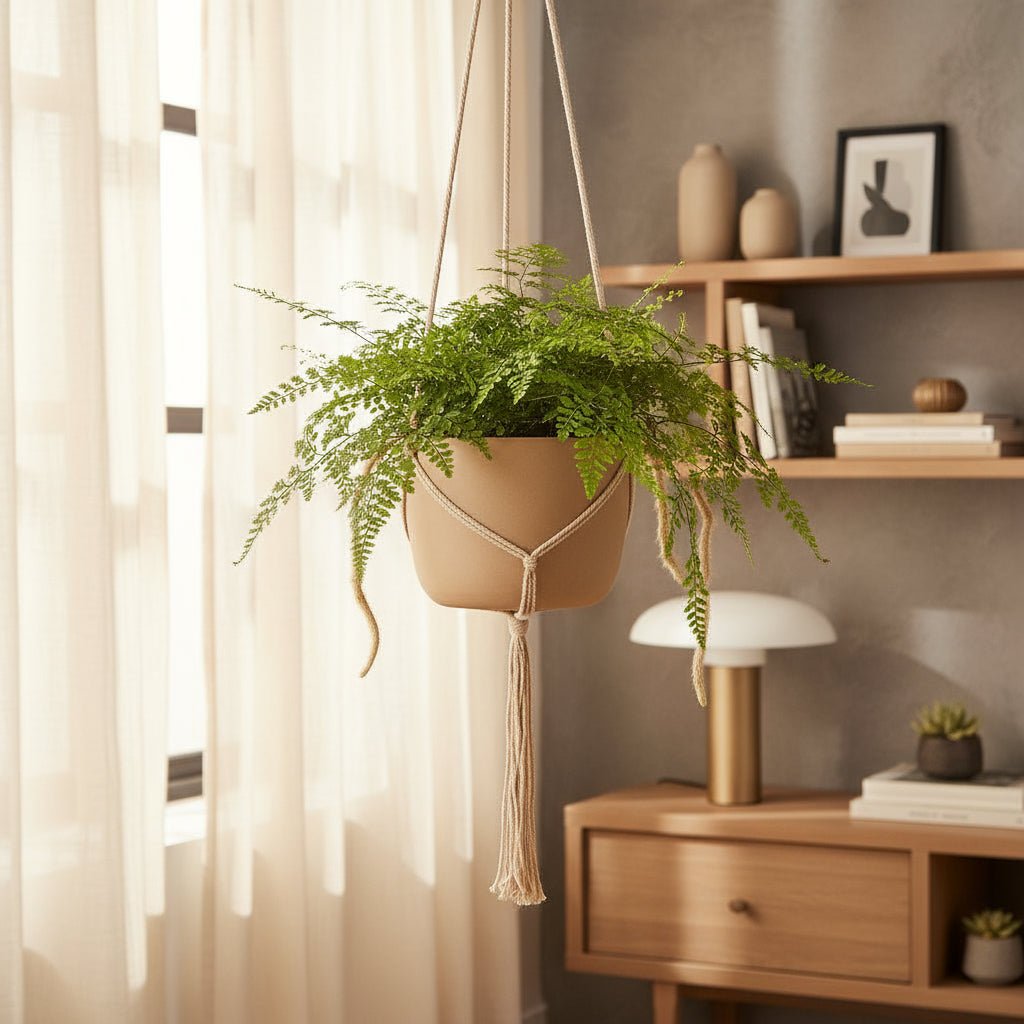 Humata tyermannii – Helecho “Pata de Oso” – D17 x A20cm - Verdeia - 3