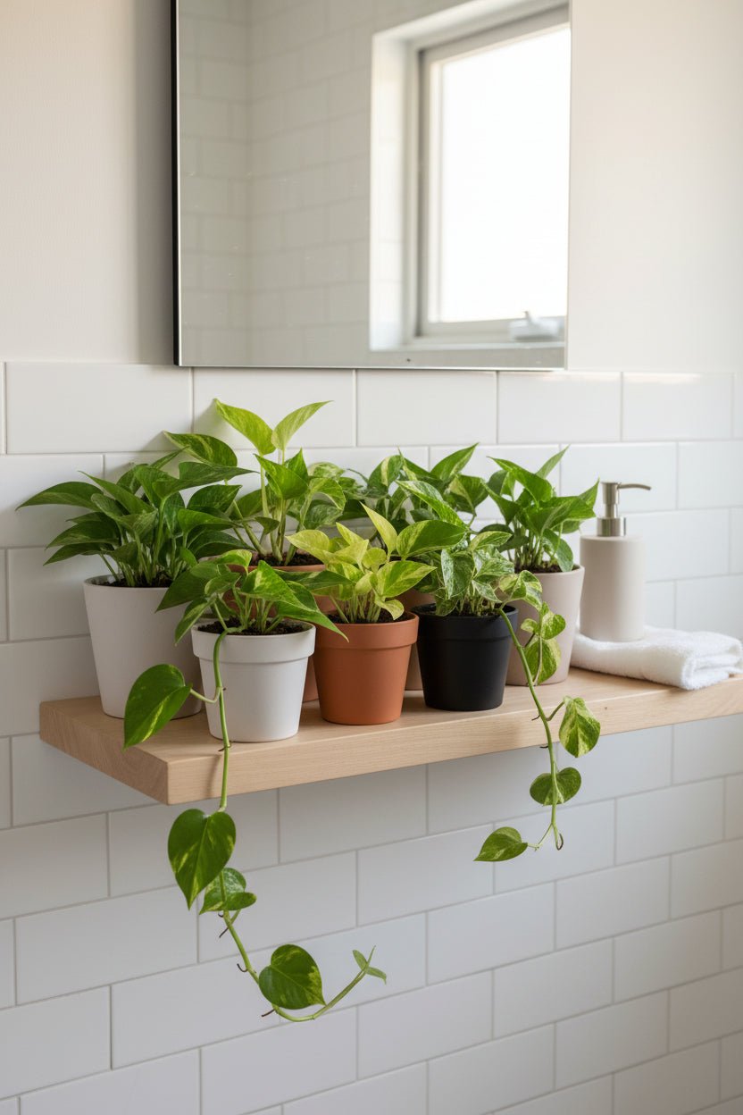Lot overraskelse — 6 Epipremnum (Guldpothos) - H15 cm | Potte Ø12 cm - Verdeia - 4