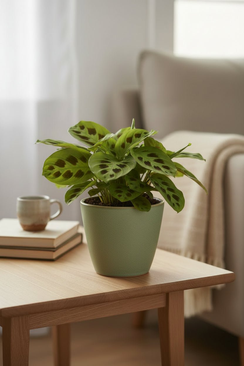 Maranta Leuconeura Kerchoveana — Gebetspflanze — Ø12 cm — H30 cm - Verdeia - 4