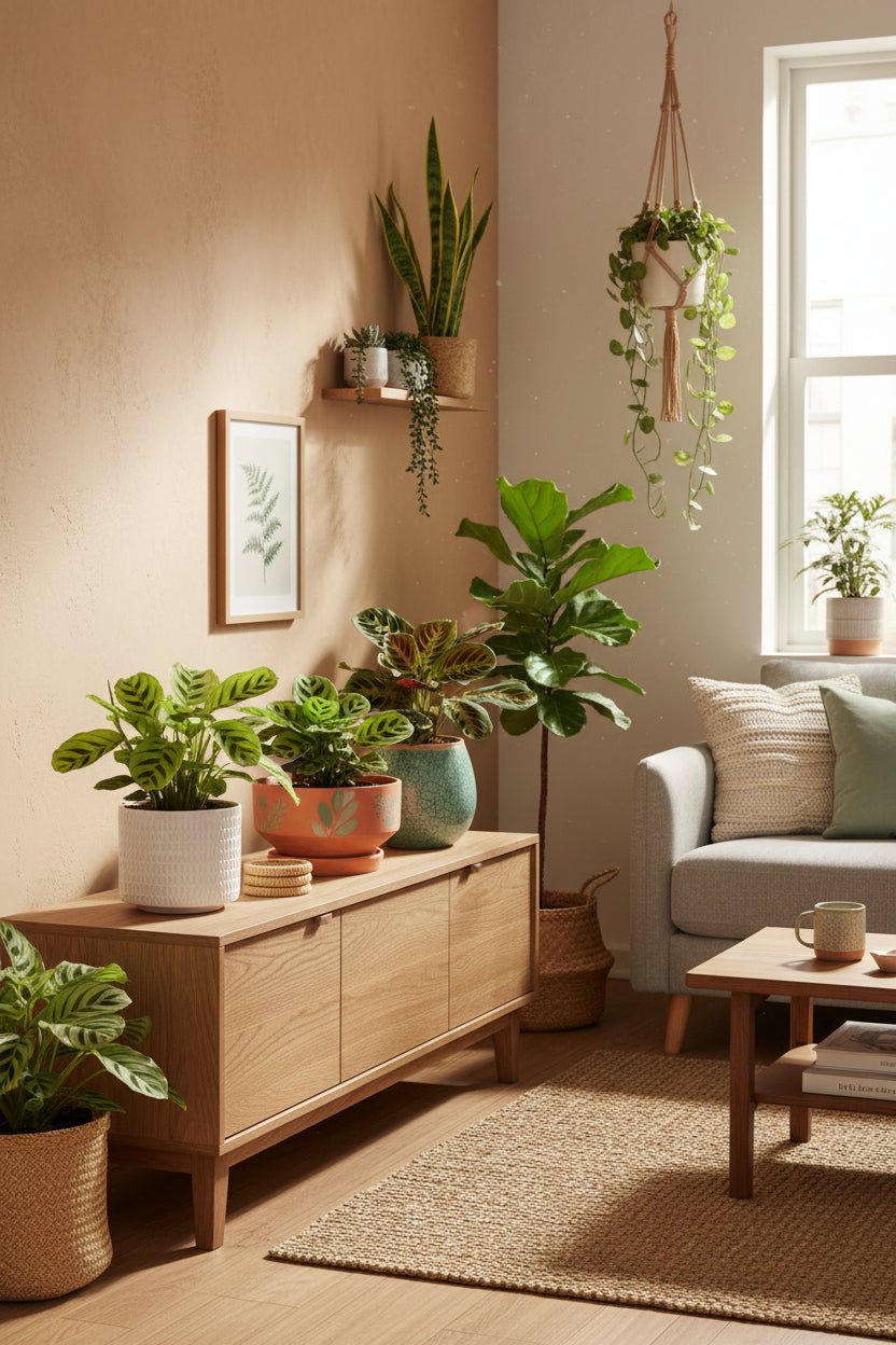 Maranta Leuconeura Mix — Lot de 3 variétés - H30 cm | Pot Ø12 cm - Verdeia - 4